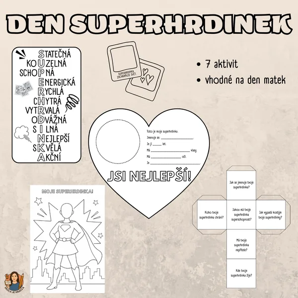 Den matek jinak - superhrdinka 1
