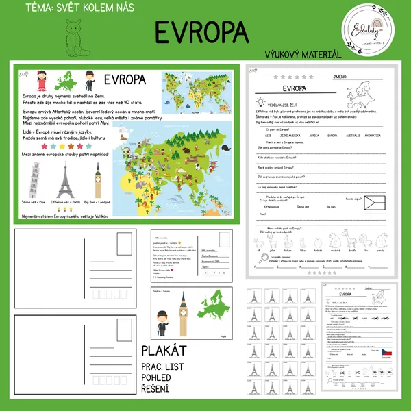 EVROPA – výukový materiál 1