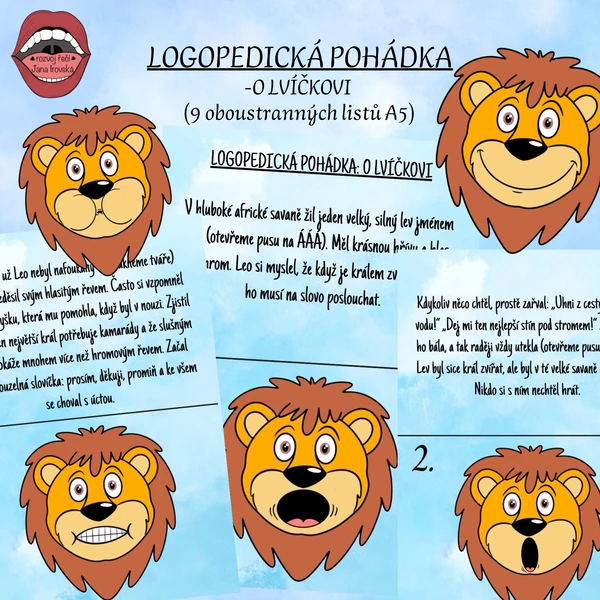 LOGOPEDICKÁ POHÁDKA: O LVÍČKOVI 1