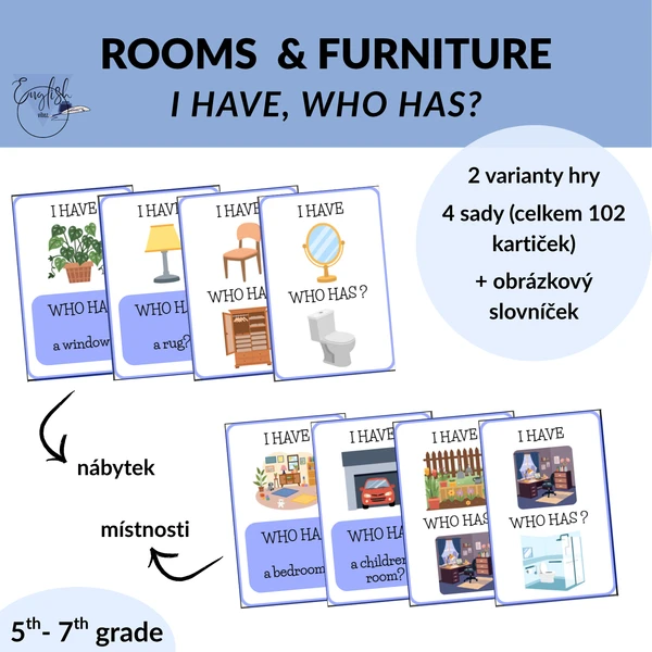 Rooms & Furniture - I have, who has? 1