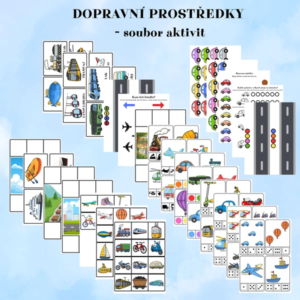 DOPRAVNÍ PROSTŘEDKY - SOUBOR AKTIVIT 1