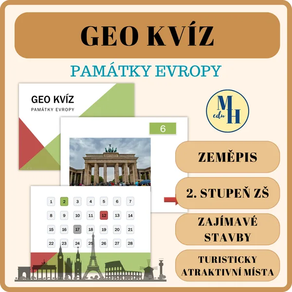 GEO kvíz - památky Evropy 1