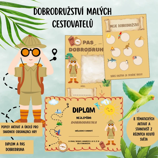 DOBRODRUŽSTVÍ MALÝCH CESTOVATELŮ 1