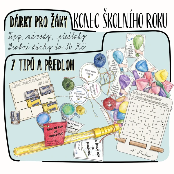 Dárky pro žáky - konec školního roku 1