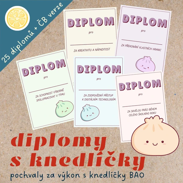 DIPLOMY S KNEDLÍČKY BAO 1