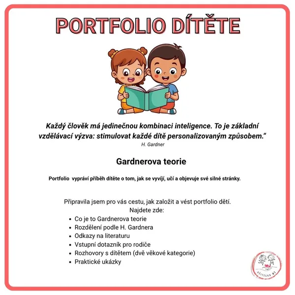Portfolio dítěte podle H. Gardnera 1