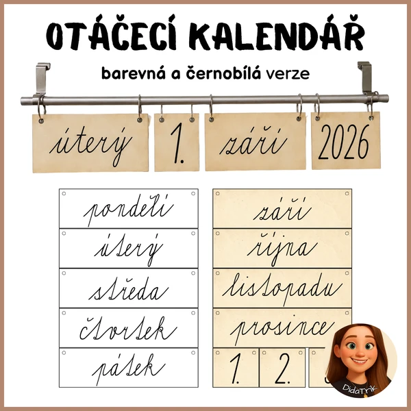Otáčecí kalendář 1