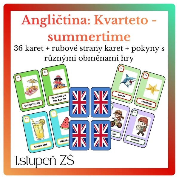 Angličtina: kvarteto - Summertime 1