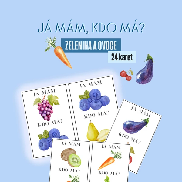 Já mám, kdo má? ovoce a zelenina 1