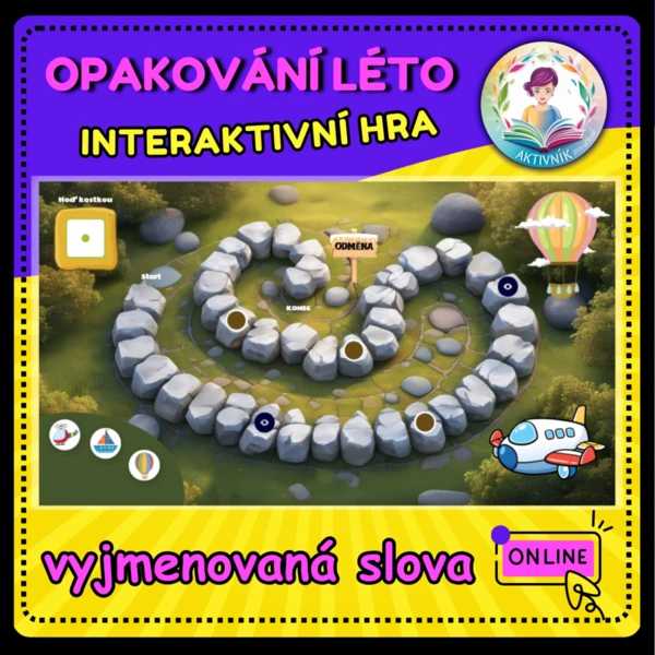 LÉTO - INTERAKTIVNÍ HRA (vyjmenovaná slova) 1
