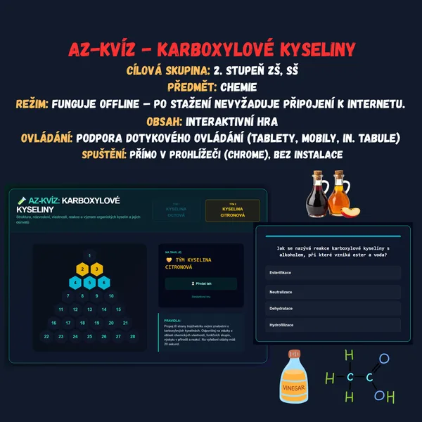 Az-kvíz - Karboxylové kyseliny 1