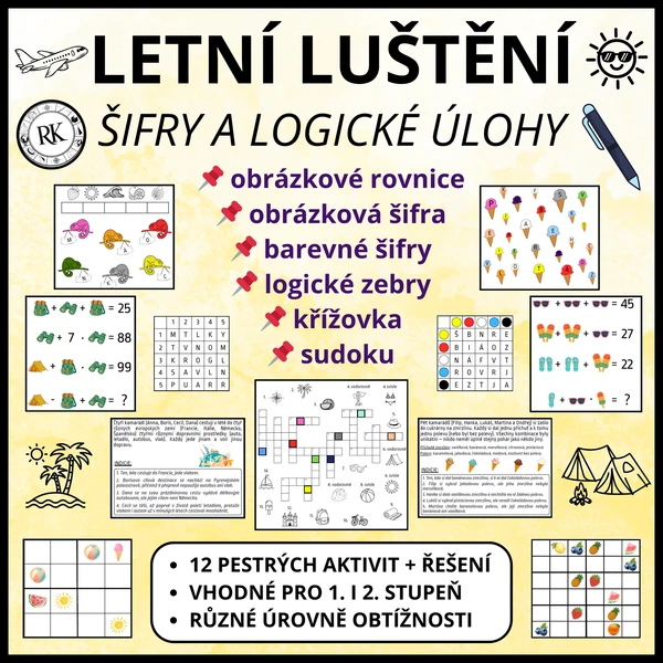 Letní luštění - šifry a logické úlohy 1