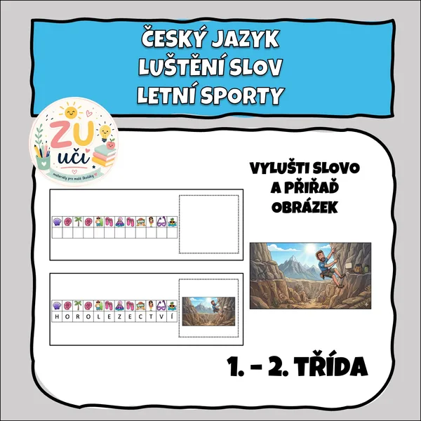 Luštění slov - Letní sporty 1