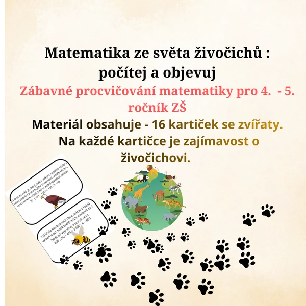 Matematika ze světa živočichů 1