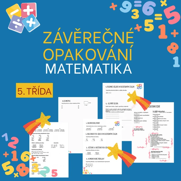 Závěrečné opakování z matematiky 5. třída 1