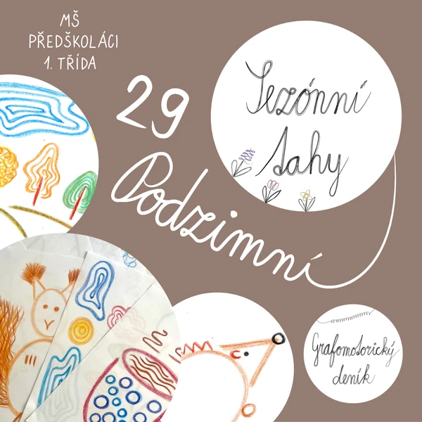 PODZIMNÍ – Kresby s grafomotorickými prvky 1