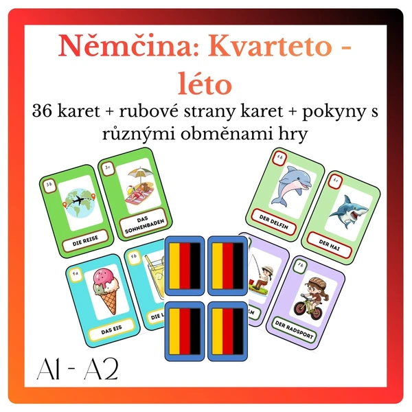Němčina: kvarteto - léto 1