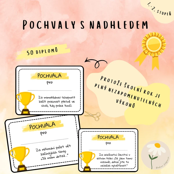 Pochvaly s nadhledem 1