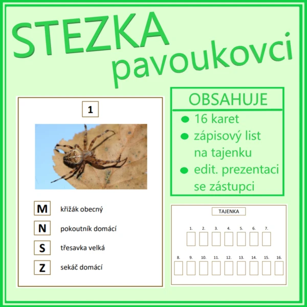 Stezka - pavoukovci 1