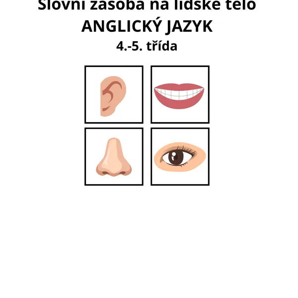 Slovní zásoba na body parts 1