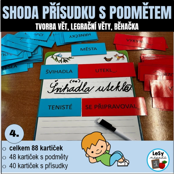 Shoda přísudku s podmětem - legrační věty 1