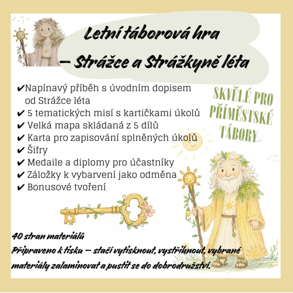 PŘÍMĚSTSKÝ TÁBOR - STRÁŽCE LÉTA 1