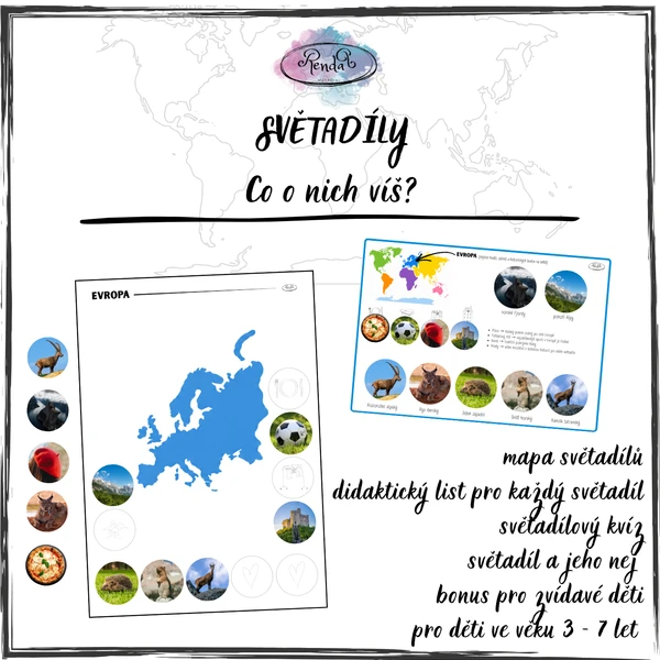 Světadíly - Co o nich víš? 1