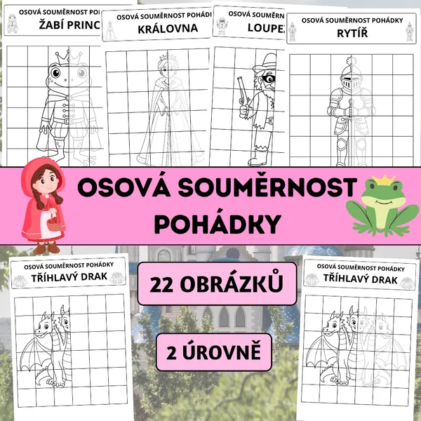Osová souměrnost: Pohádky 1