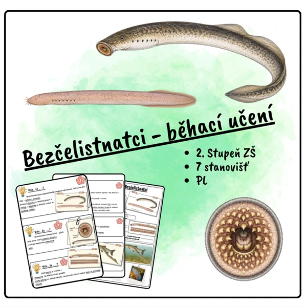Bezčelistnatci - běhací učení 1