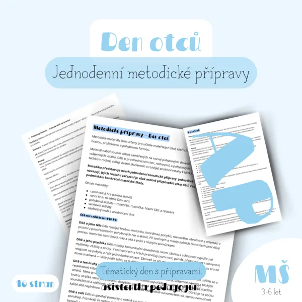 Den otců - Jednodenní metodické přípravy 1