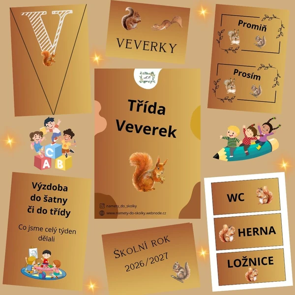 Výzdoba třídy Veverek  1
