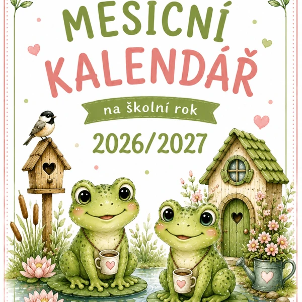 Kalendář na školní rok 2026/2027 "Žabičky" 1