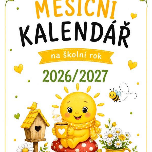 Kalendář na školní rok 2026/2027 "Sluníčka" 1
