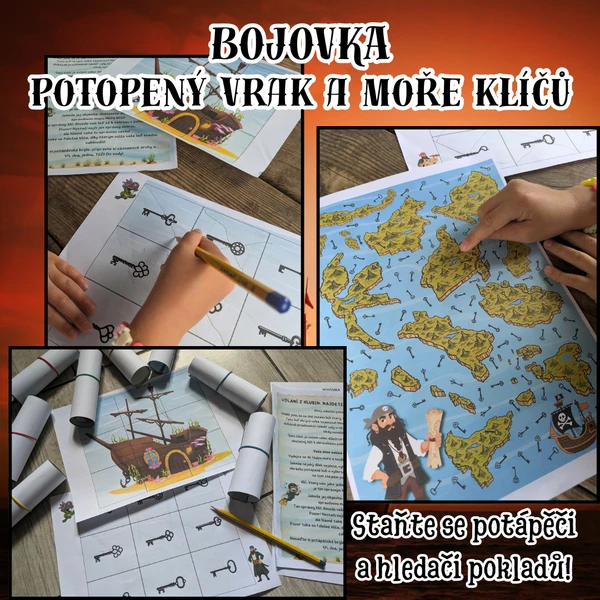 Bojovka POTOPENÝ VRAK A MOŘE KLÍČŮ 1