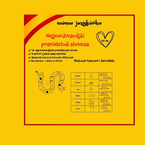 Aktivity na časování pravidelných sloves 1
