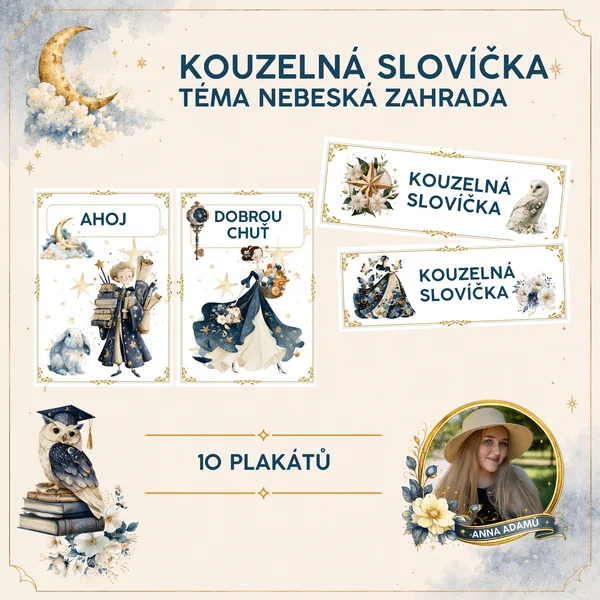 Kouzelná slovíčka - nebeská zahrada 1