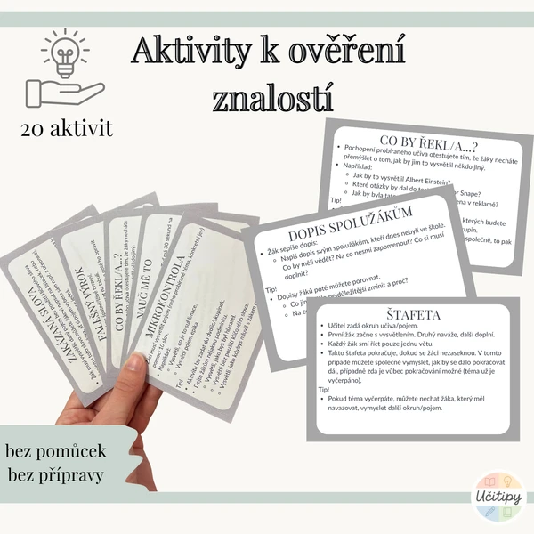 Aktivity k ověření znalostí 1