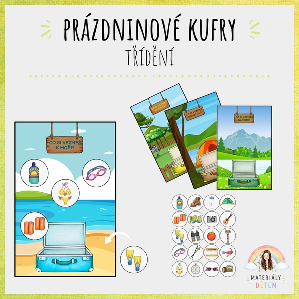 ☀️Prázdninové kufry, třídění☀️ 1