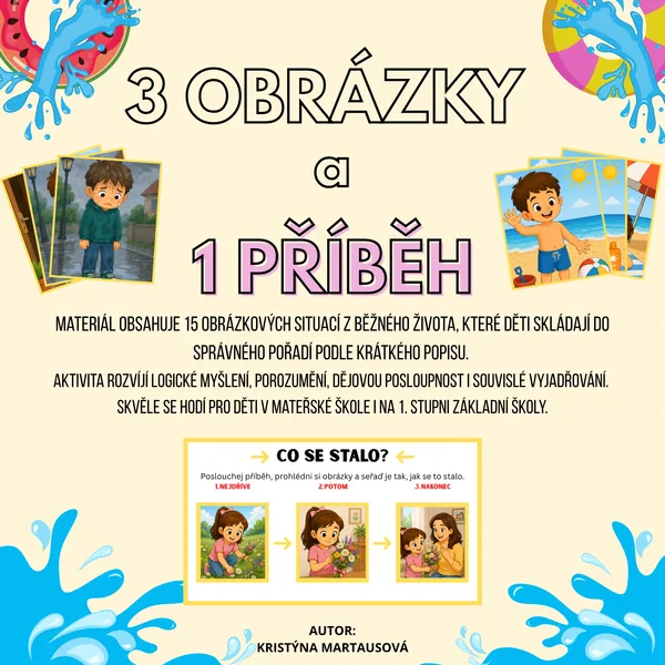 📖 Tři obrázky, jeden příběh - 15 různých popisů 1