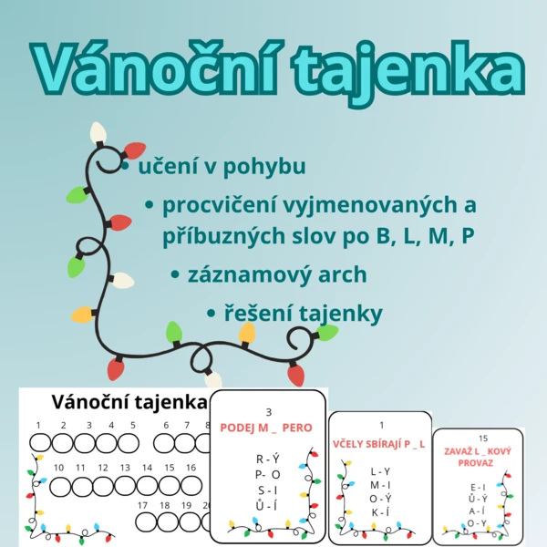 VÁNOČNÍ TAJENKA 1