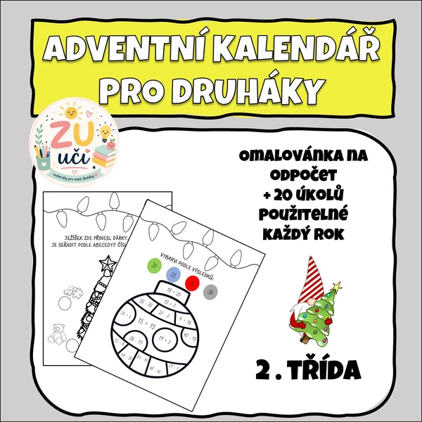 Adventní kalendář - Pro DRUHÁČKY 1
