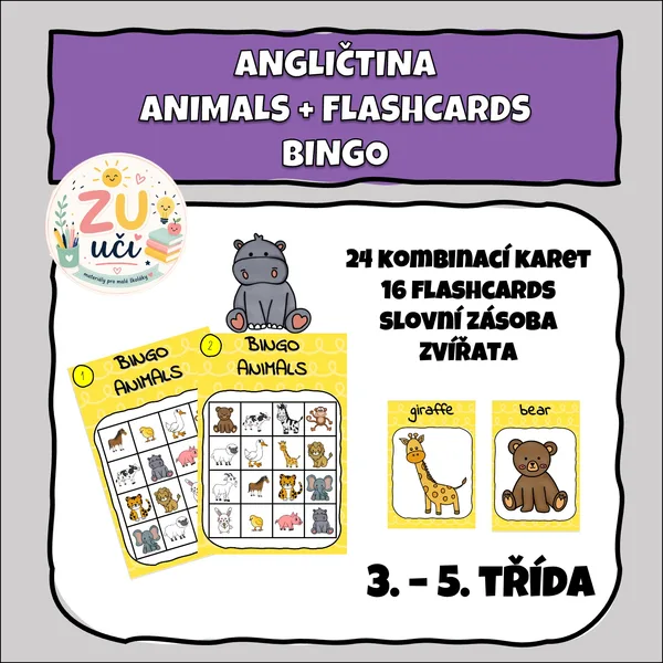 Bingo - zvířata - Animals 1