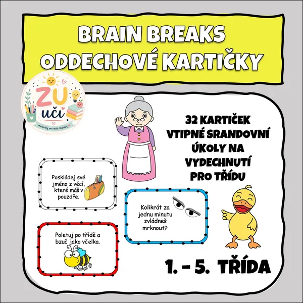 Oddechové kartičky - Brain Breakers 1