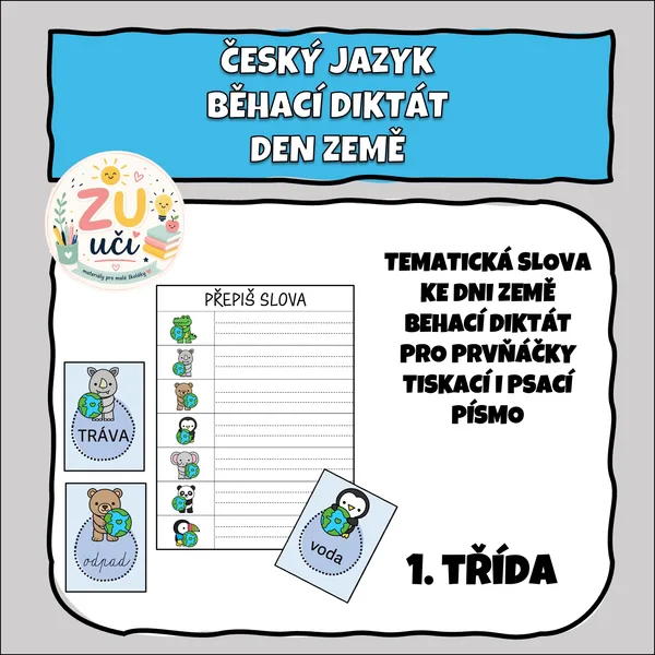 Běhací diktát - Den Země 1