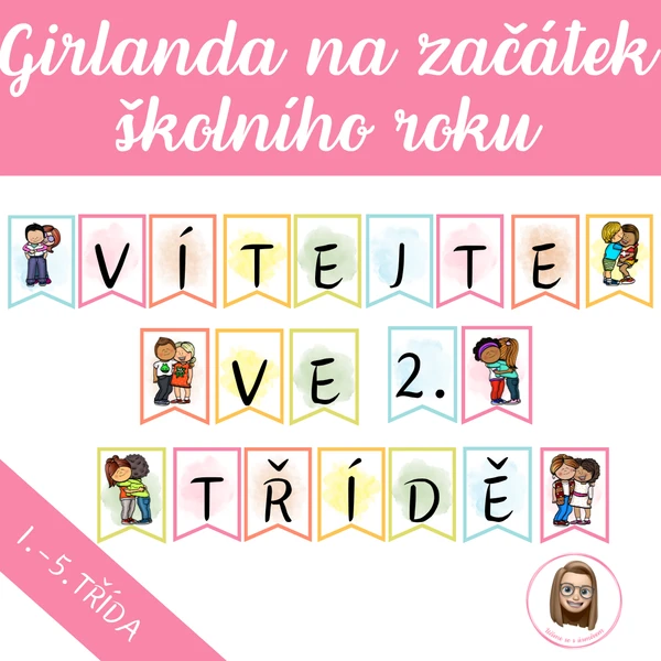 Girlanda na začátek školního roku 1