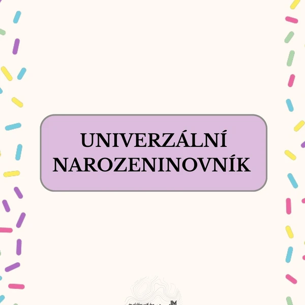 Narozeninovník (univerzální) 1