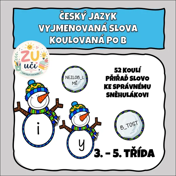 Koulovaná - Vyjmenovaná slova po B 1