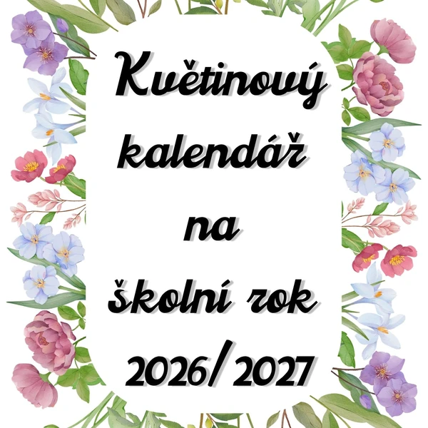 Květinový kalendář na školní rok 2026/2027 1