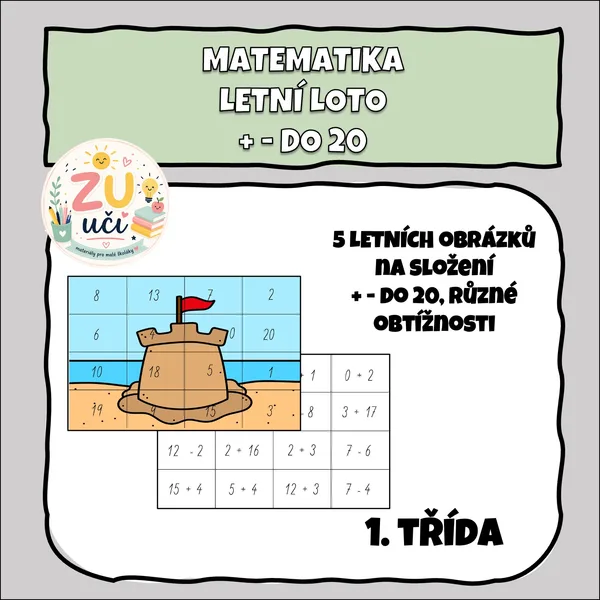 Letní loto pro prvňáčky, + - do 20 1