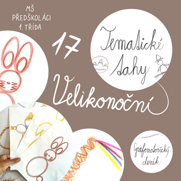 VELIKONOČNÍ – Kresby s grafomotorickými prvky 1